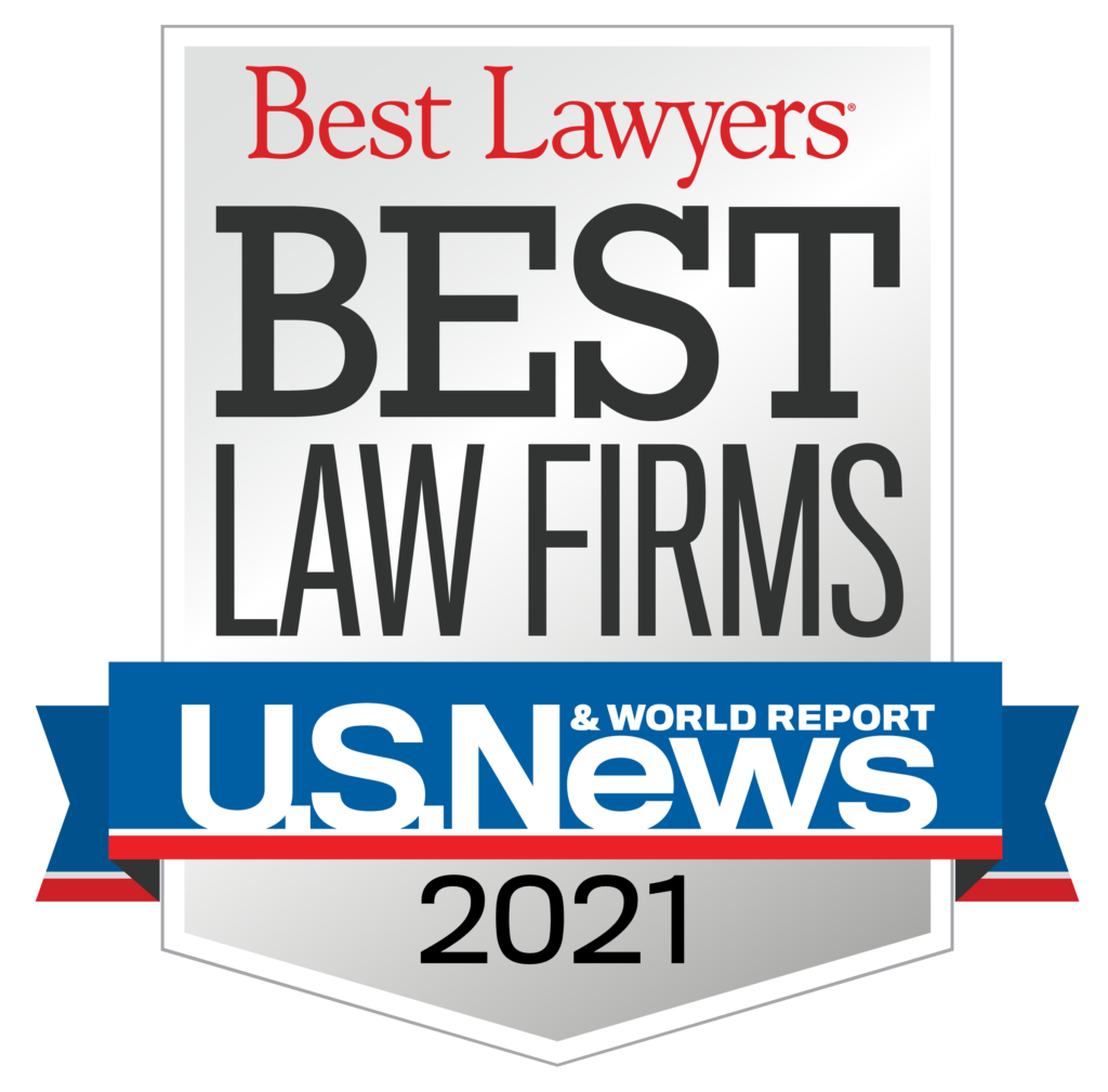 Best Law Firms 2021 - Standard Badge